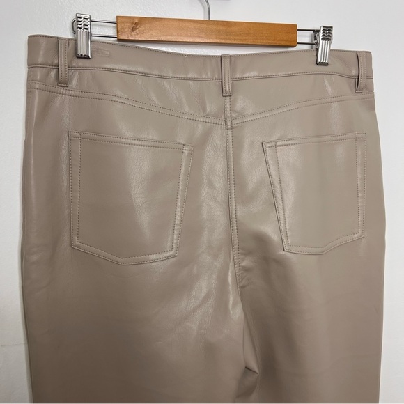 ARITZIA Wilfred Beige Melina Vegan Leather Pants - Picture 6 of 8